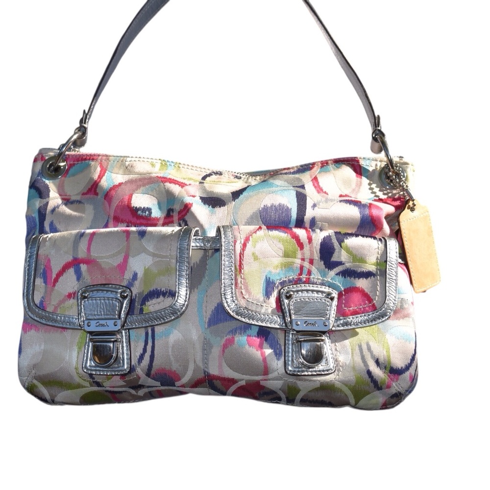Coach Signature Handbag C 1276-19874 multicolored Poppy